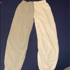 hollister color block ultra high rise sweatpants